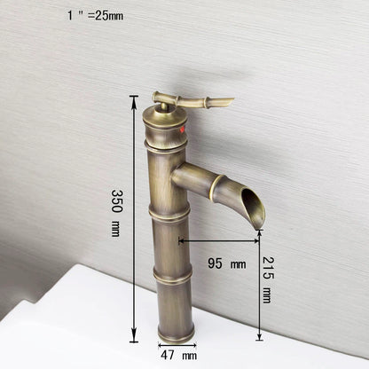 Deck Mounted Bamboo Style Faucets Mixer Tap