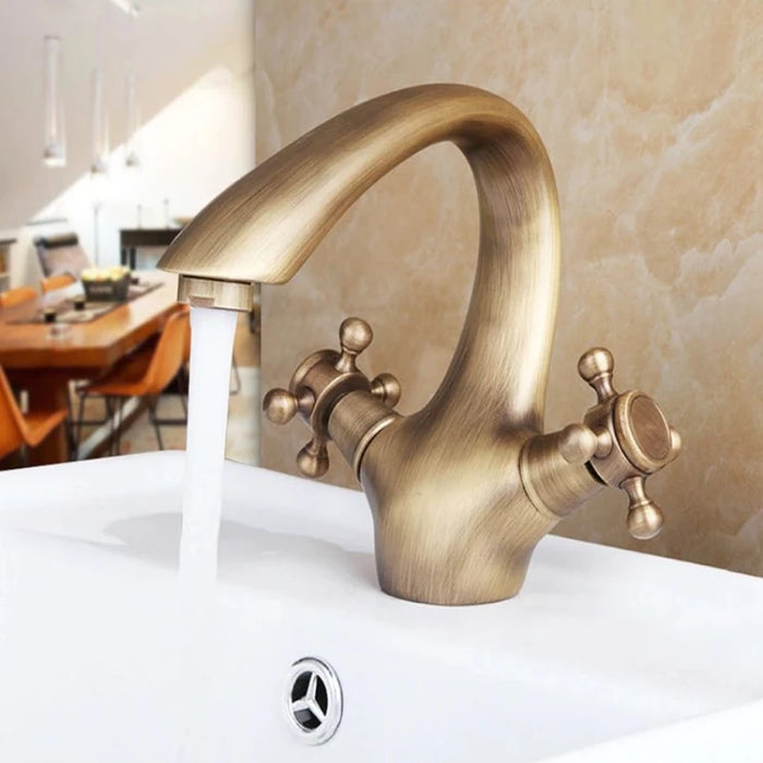 Swan Design Bathroom Basin Sink Mixer Faucets