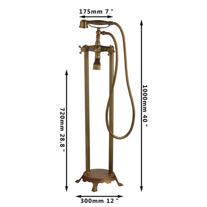 Standing Bathroom Shower Floor Mounted Shower Set