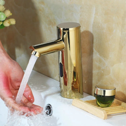 Tilted Solid Brass Automatic Sensor Sink Faucet