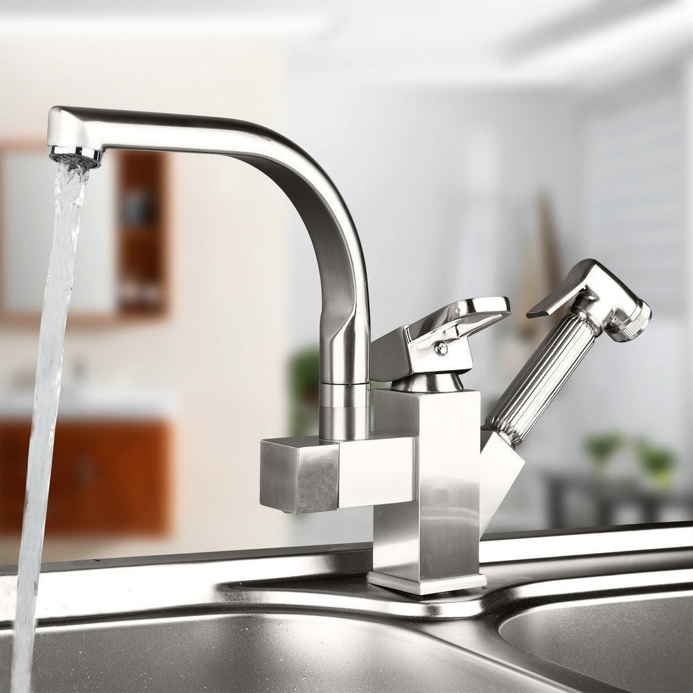 Swivel Pull Out Kitchen Basin Mixer Tap