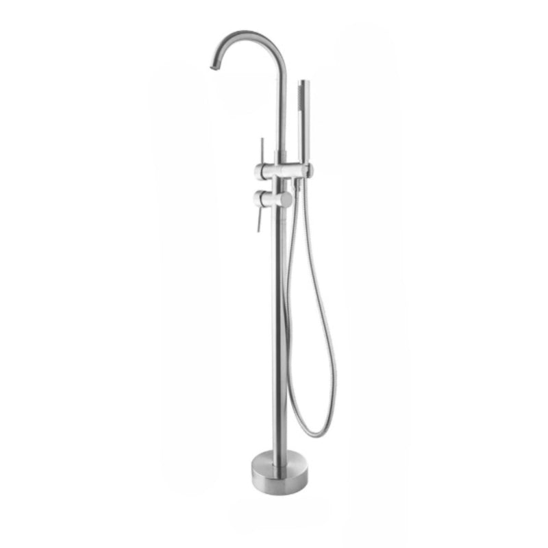 Solid Brass Chrome Nickel Floor Standing Shower Faucet