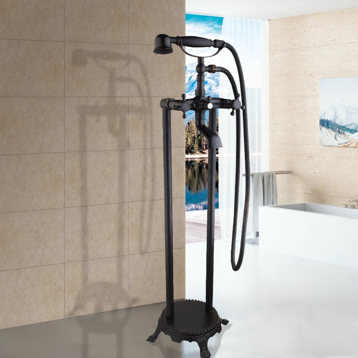 Standing Bathroom Shower Floor Mounted Shower Set