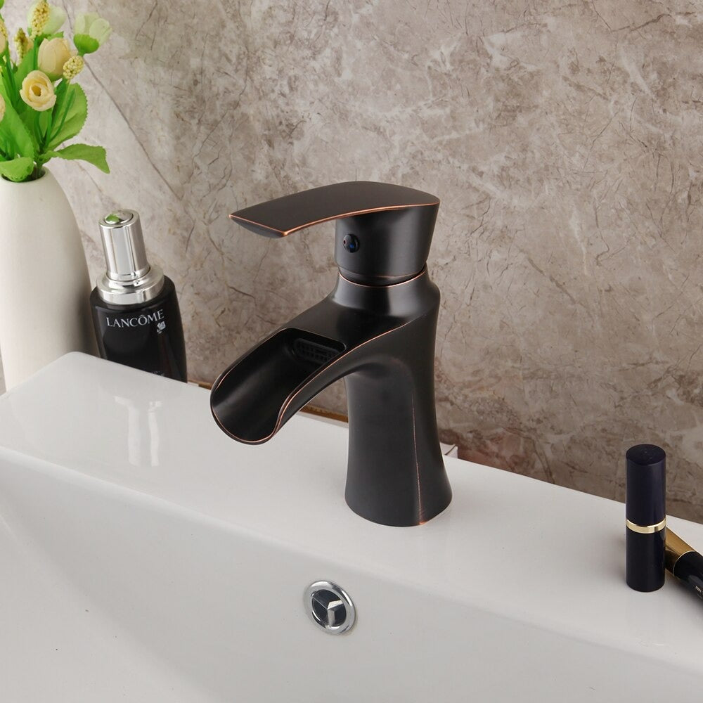 Deck Mounted Sink Water Mixer Faucet