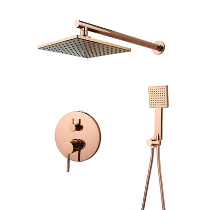 Wall Mount Rainfall Shower Faucet Set