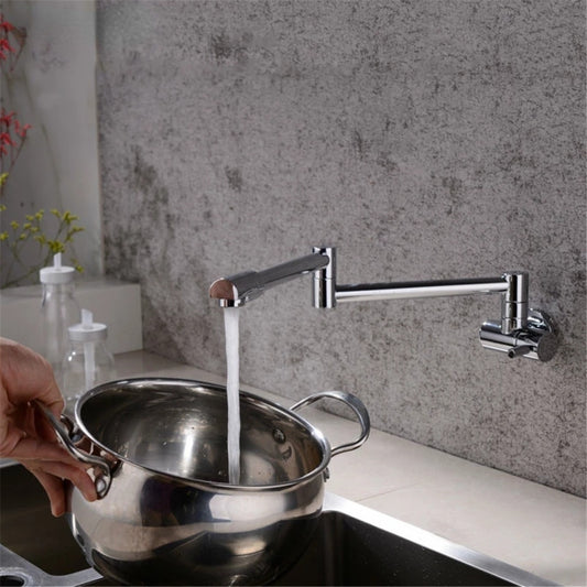 Wall Mount Rotated Solid Brass Pot Filler Faucet