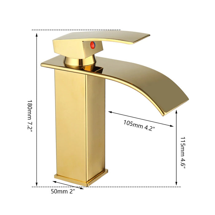 Classic Style Polished-Golden Mixer Faucet Tap