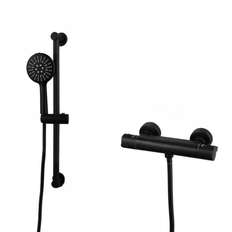 Bathroom Wall Mounted Thermostatic Shower Set