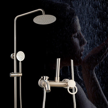 Handheld Spray Mixer Tap Wall Mounted Shower Set