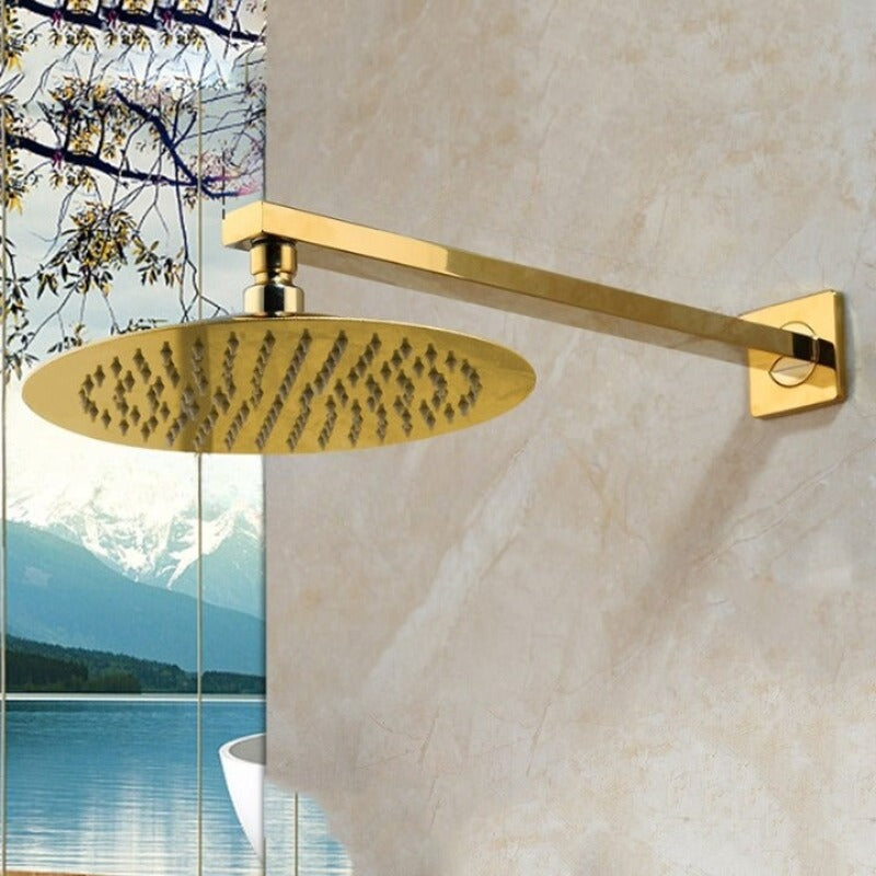 Wall Mount Rainfall Shower Faucet Set