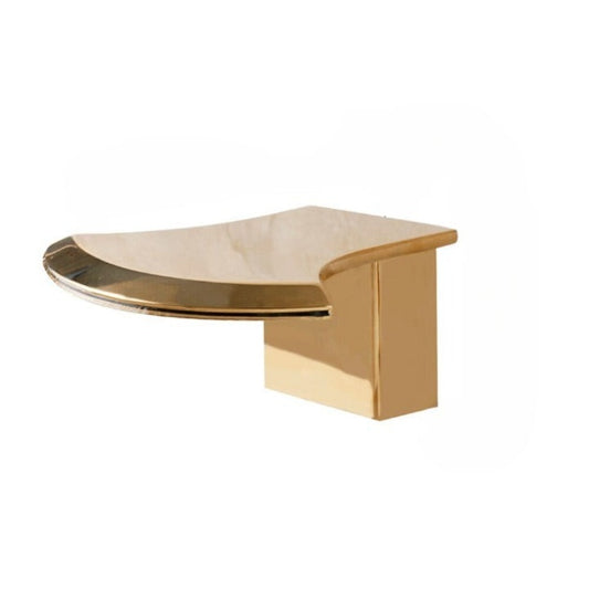 Golden Plated Bathtub Two Handles Mixer Tap Faucet