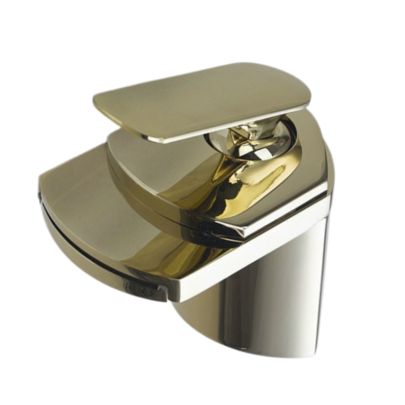 Polished Waterfall Spout Basin Faucet