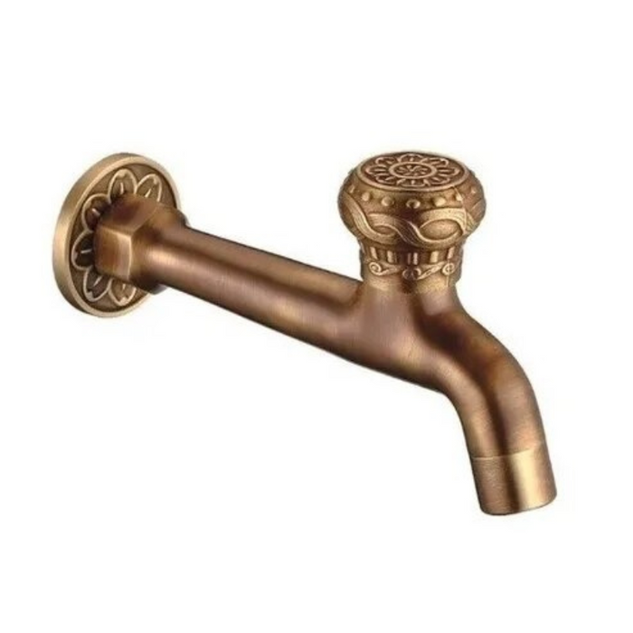 Antique Brass Garden Tap Washing Machine Faucet