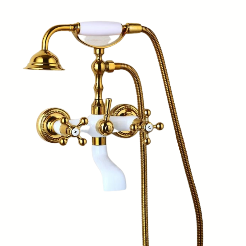 Solid Brass Telephone Shape Bathroom Shower