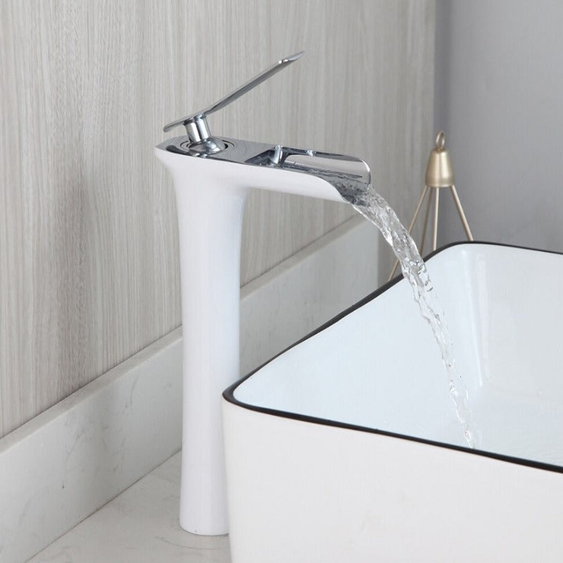 Waterfall Bathroom Basin Faucet Water Mixer Tap