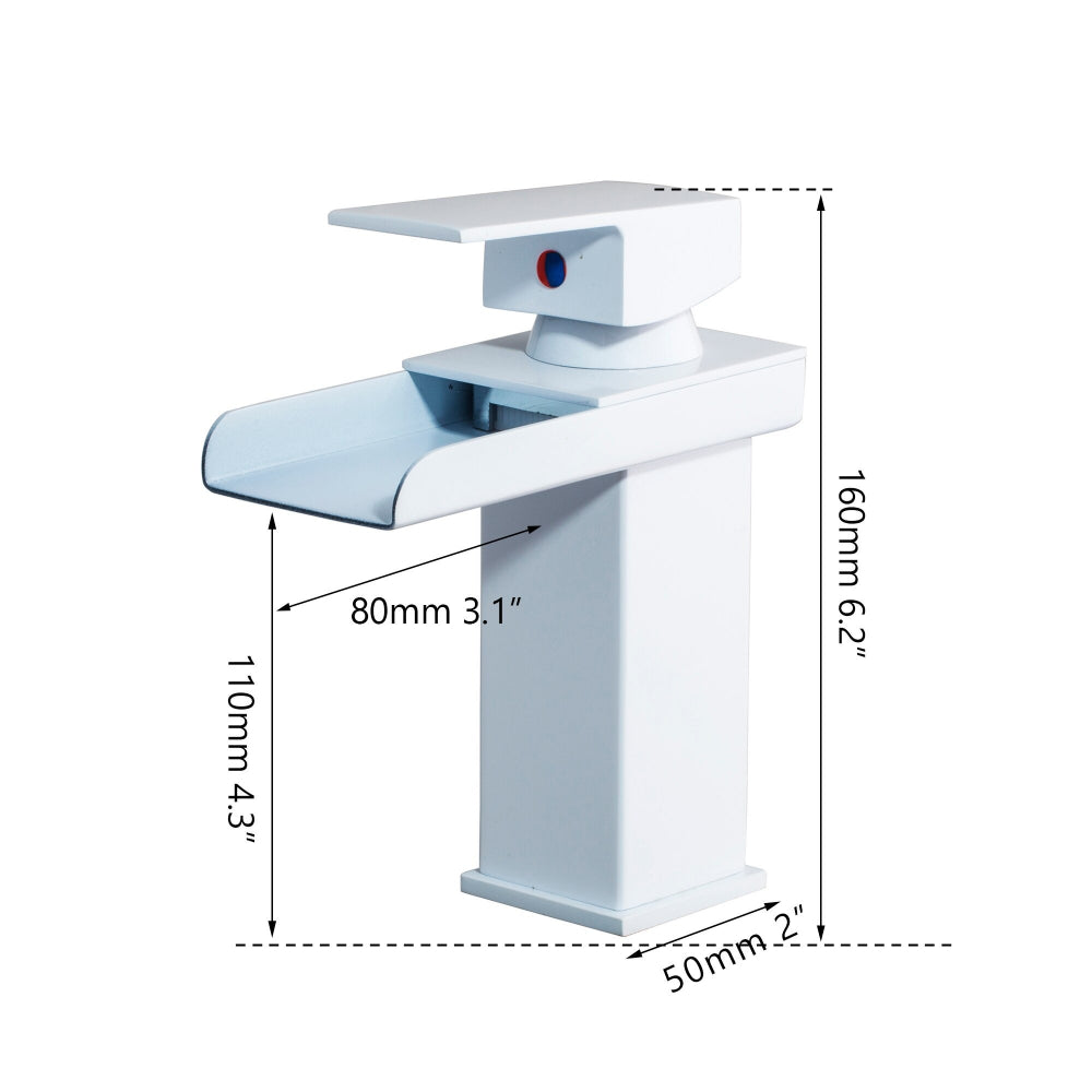 Short Waterfall Mixer Basin Faucet