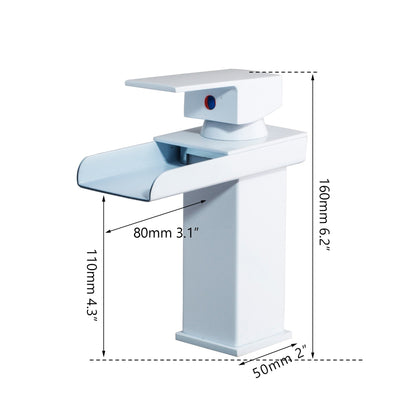 Short Waterfall Mixer Basin Faucet