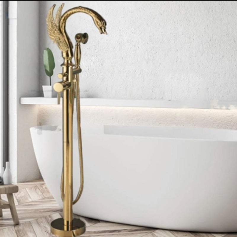 Floor Mounted Bathtub Faucet Shower Set