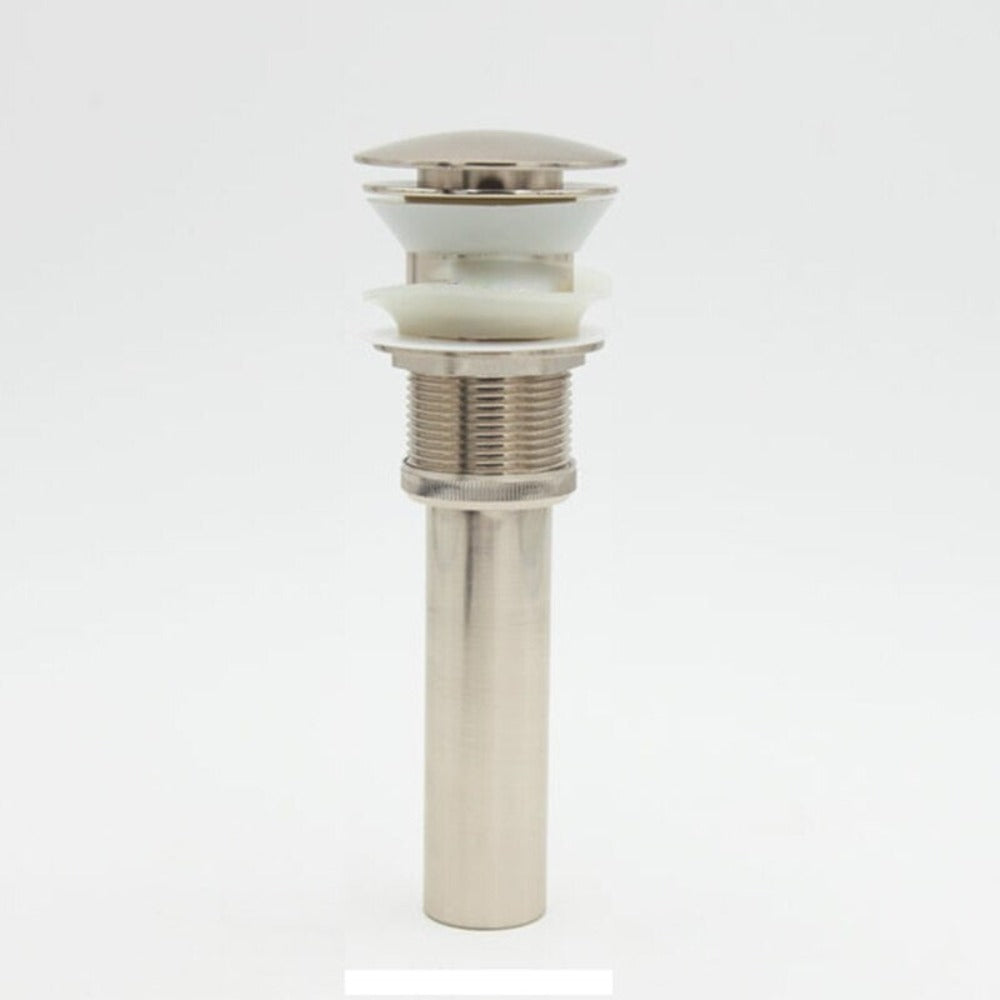 Brush Style Sink Container Without Overflow Pop Up Drain