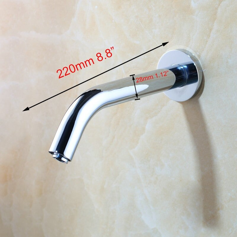 Multicolor Touch Sensor Wall Mount Faucet