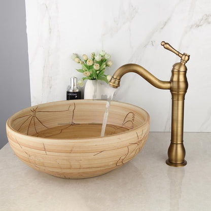 Ceramics Hand-Painted Bathroom Sink Set