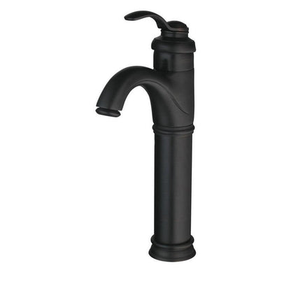 Tall Spray Oil Rubbed Black Bronze Bathroom Vessel Tap