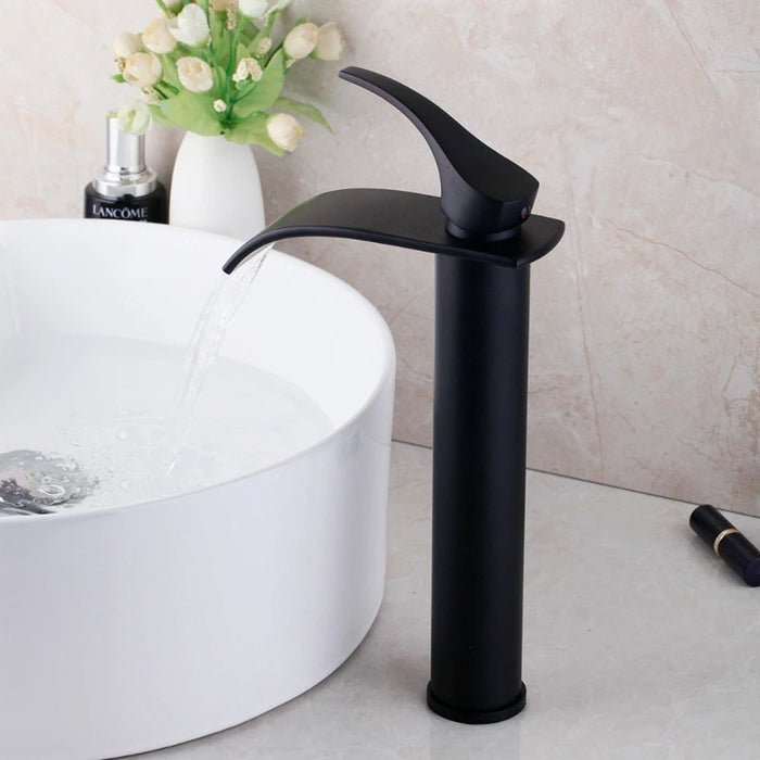Matte Black Wash Basin Shor Bathroom Faucet Basin Sink Tap