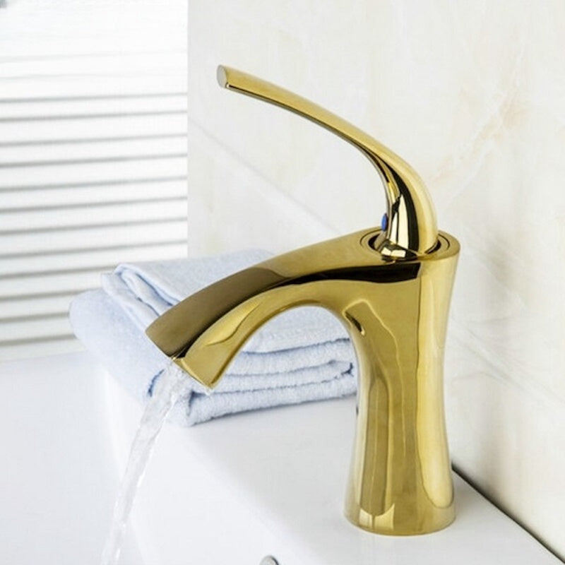 Brass Polished Golden Faucet