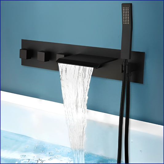 Modern Bathroom Tub Shower Faucet Set