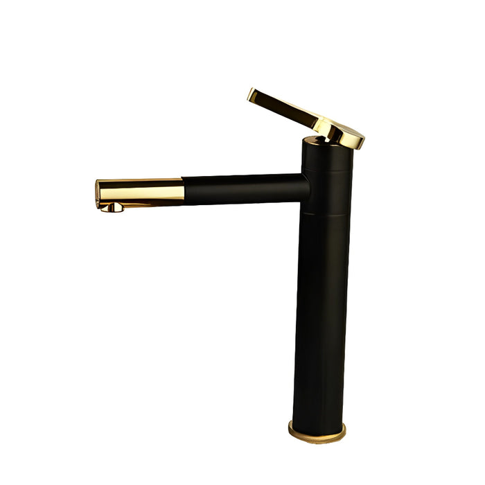 Long Spout Handle Deck Mount Mixer Faucet