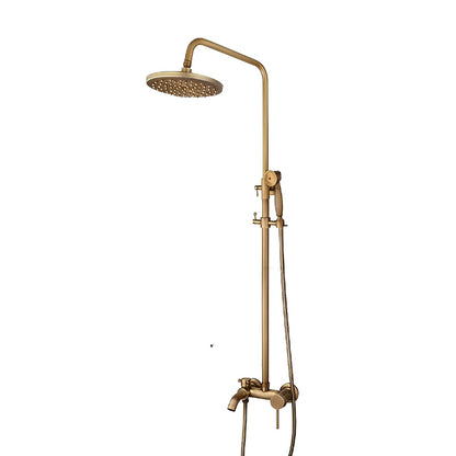 Brass Wall Mounted Mixer Shower Set