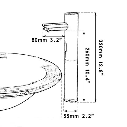 Automatic Sensor Hot And Cold Water Mixer Tap