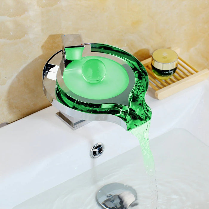 Color Changing LED Bathroom Basin Faucet