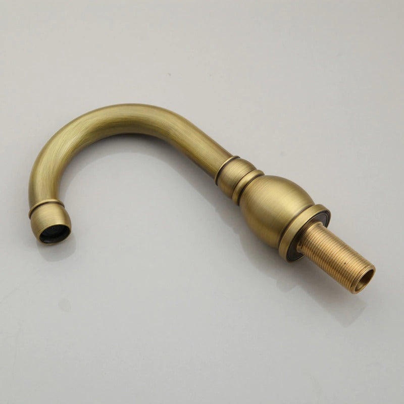 Antique Brass Bathroom Bathtub Faucet