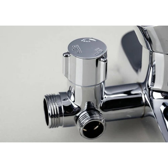 8 Inch Rainfall Solid Brass Shower Mixer Faucet Set
