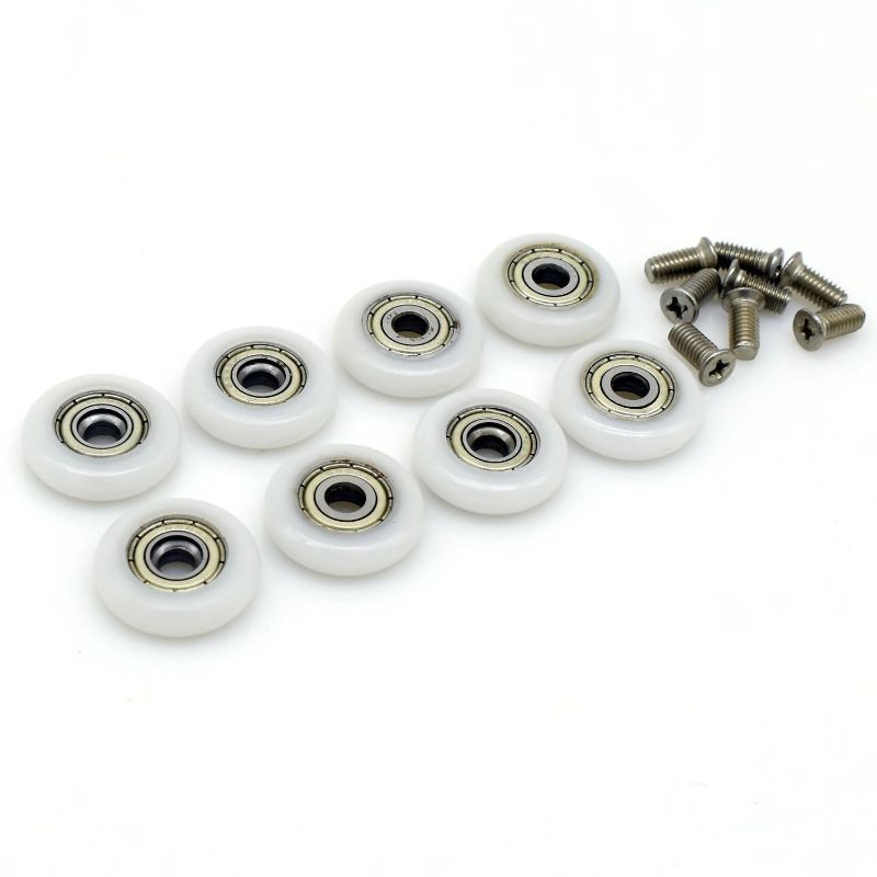 8-Pieces Shower Door Replacement Roller Wheel