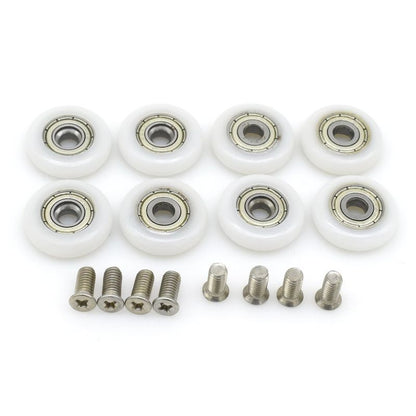 8-Pieces Shower Door Replacement Roller Wheel