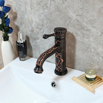 Black ORB Art Design Bathroom Faucet