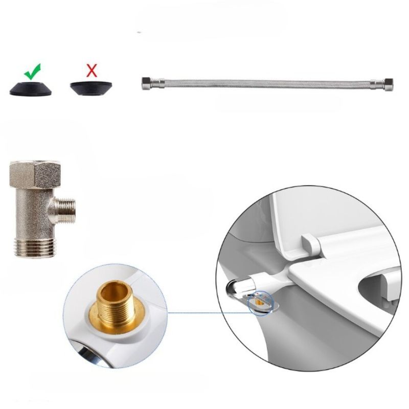 Double Nozzle Adjustable Water Pressure Bidet