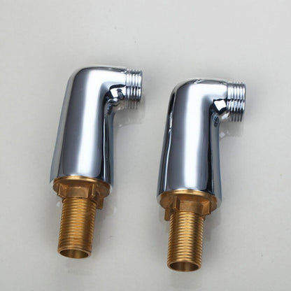 Chrome Brass Deck Mounted Thermostatic Mixer Taps