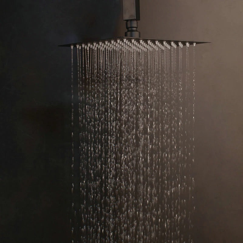 Matte Black Bathroom Shower Set