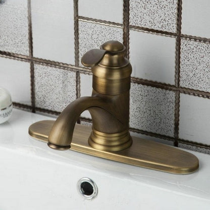 Antique Deck Mounted Basin Faucet