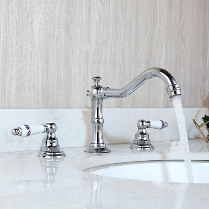Antique Brass Chrome Bathroom Kitchen Basin Mixer Tap Sink Faucet