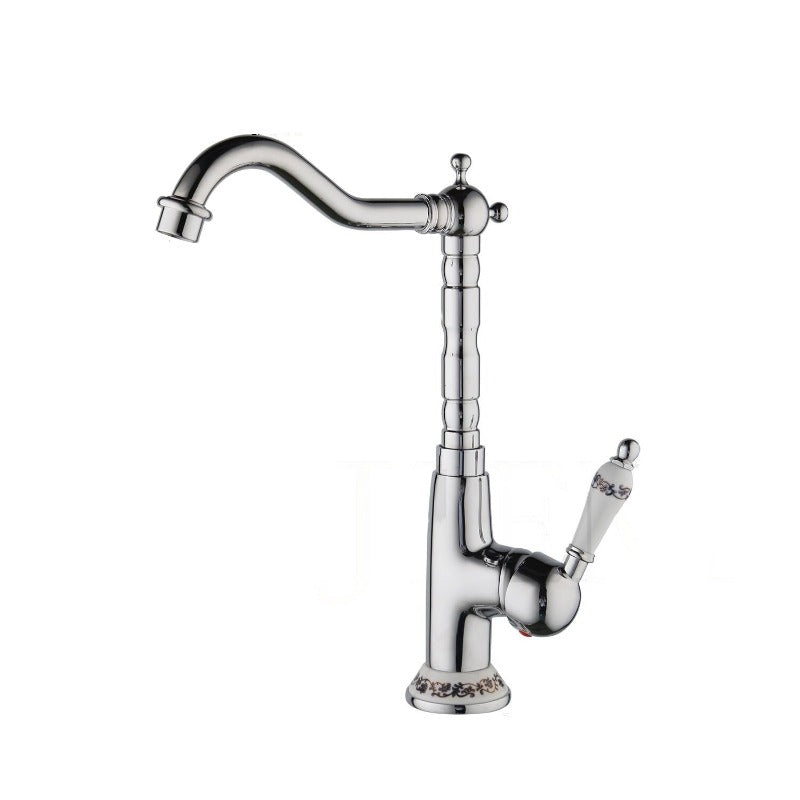 Deck Mounted Kitchen Sink Faucet Mixer Taps