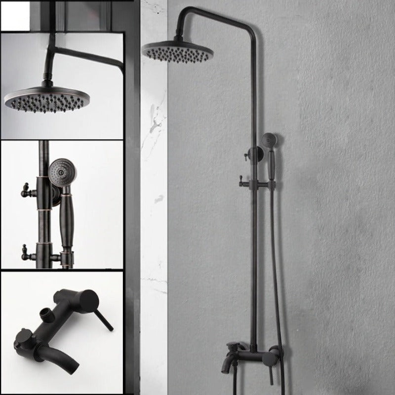 Black Bathroom Shower Set
