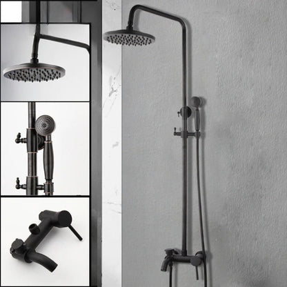 Black Bathroom Shower Set