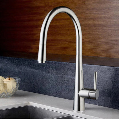 360 Chrome Finish Mixer Sink Faucet