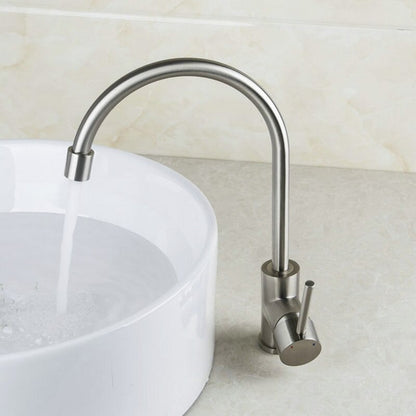 360 Swivel Nickel Brushed Stainless Steel Faucet