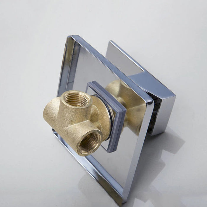 Chrome Brass Wall Mounted Single Handle Shower Set