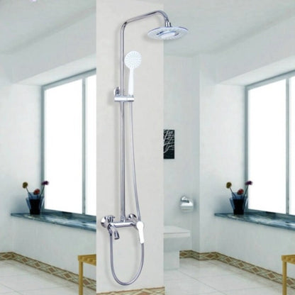 8 Inch Solid Brass Classic Chrome Polished Shower Set